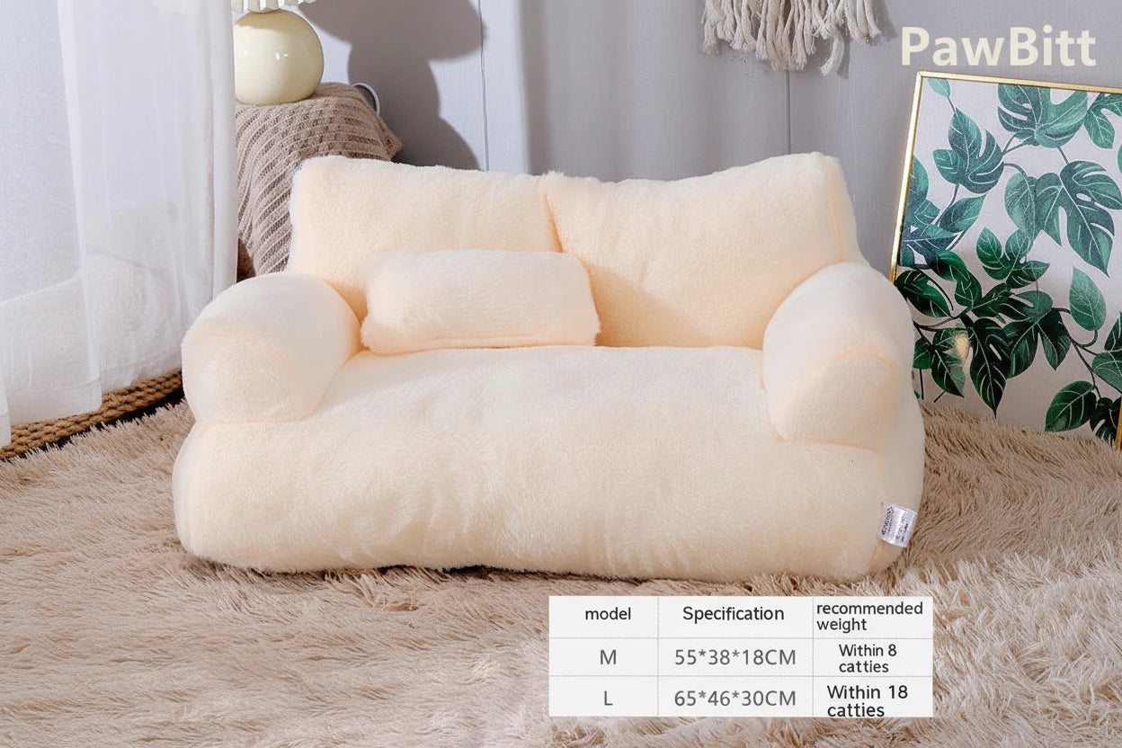 Luxury Plush Cat Bed