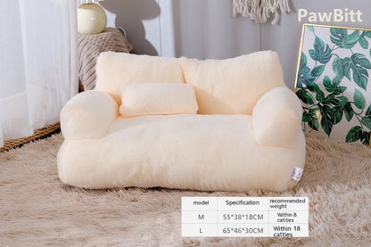 Luxury Plush Cat Bed