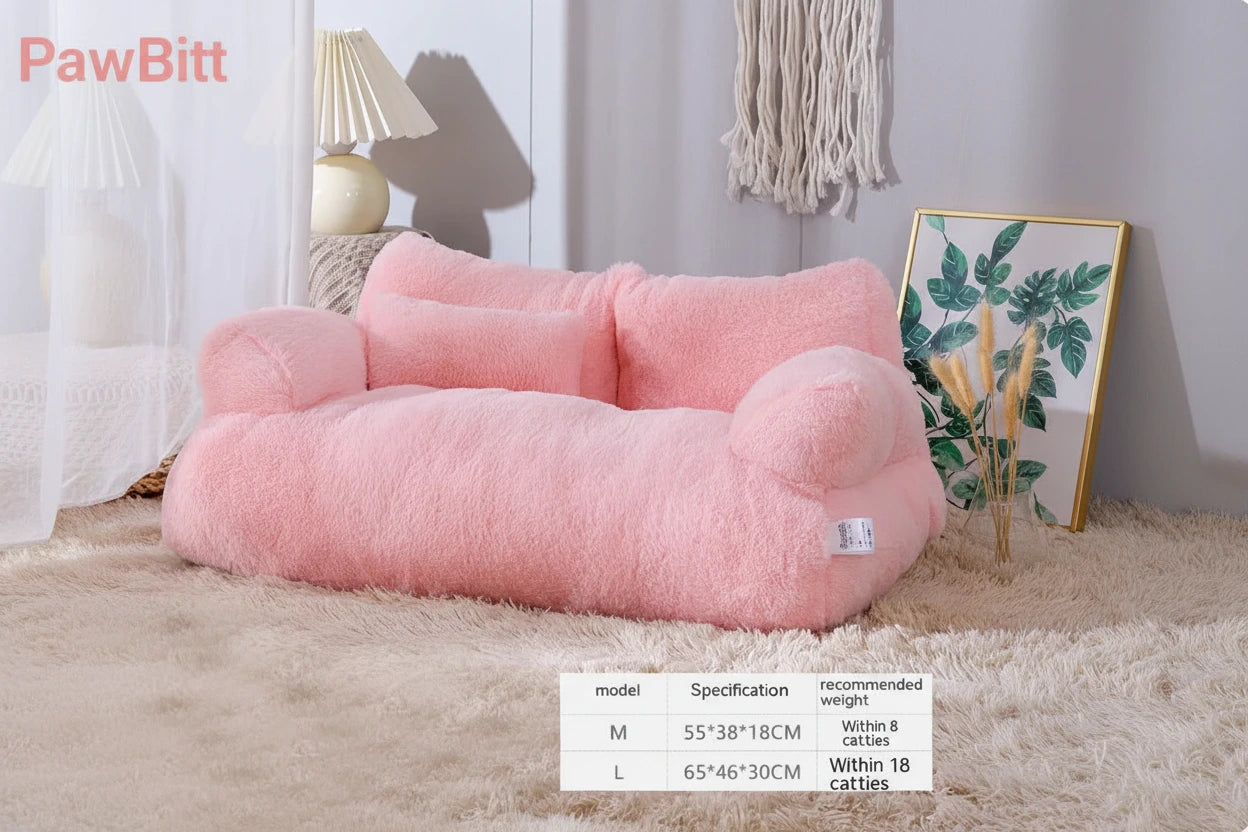 Luxury Plush Cat Bed