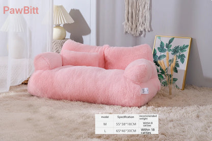 Luxury Plush Cat Bed