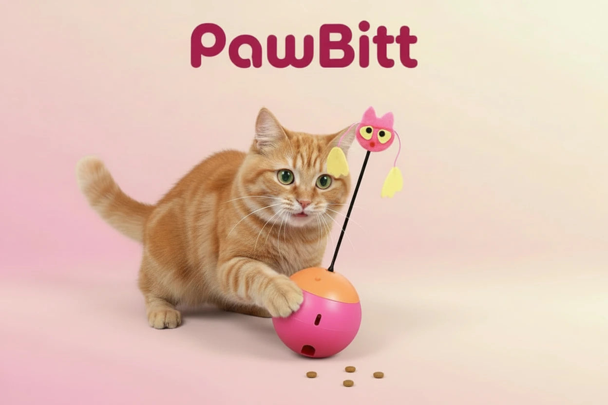 Cat Wobble Toy with Treat Dispenser