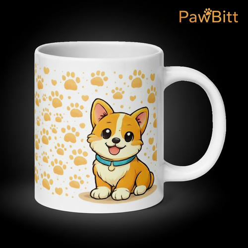 PawBitt Dogs Glossy White Mug