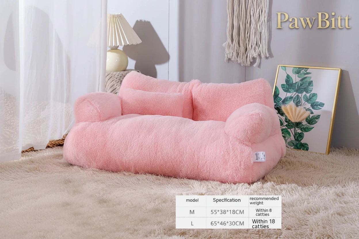 Luxury Plush Cat Bed