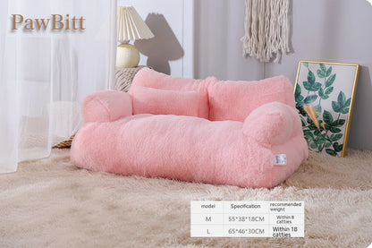 Luxury Plush Cat Bed