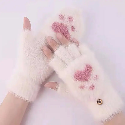 Cozy Touch Winter Cat Gloves