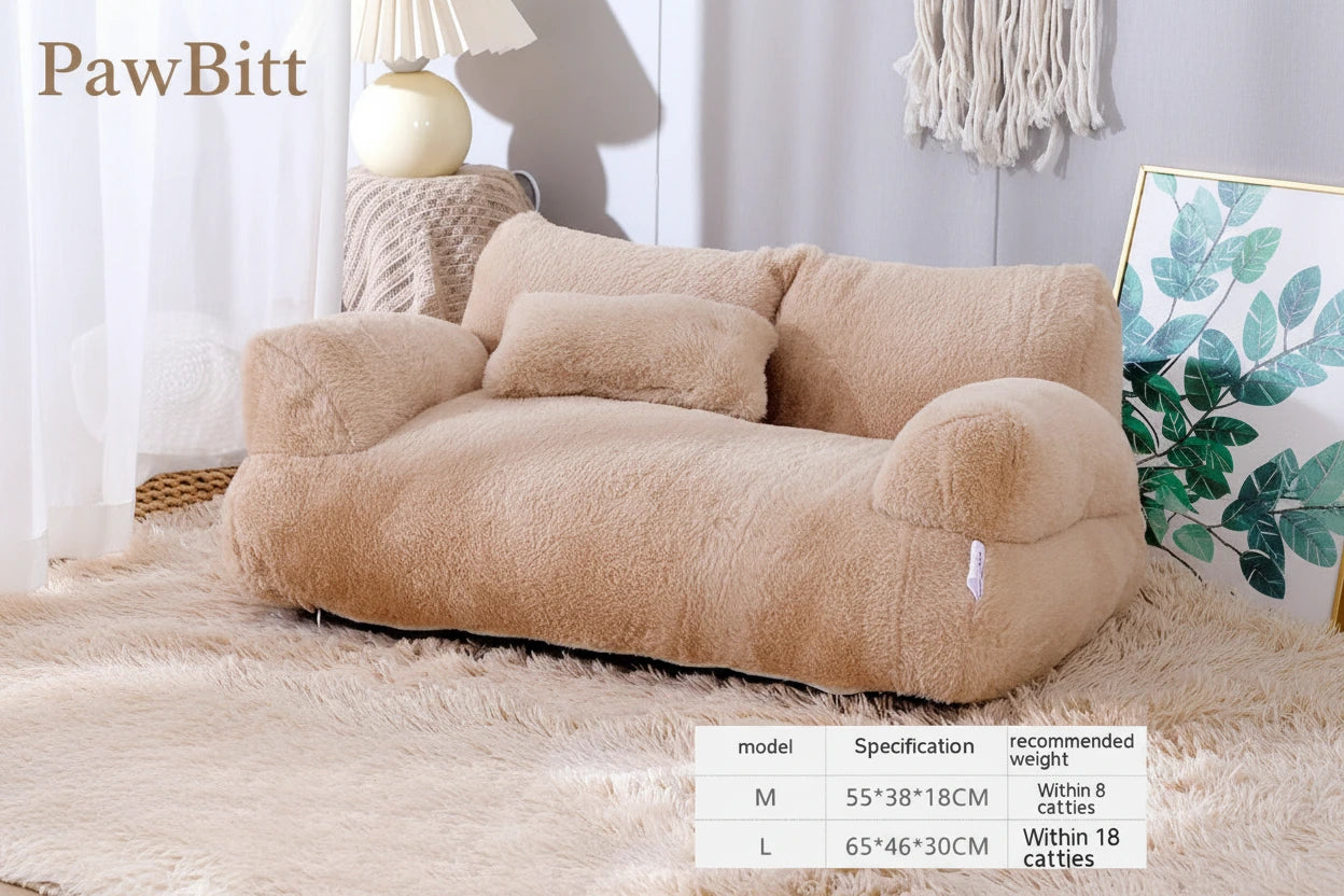 Luxury Plush Cat Bed