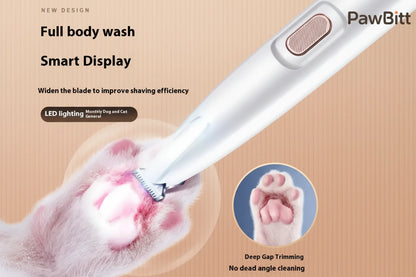 LED Light Pet Paw Trimmer