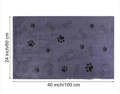 Ultra Soft Microfiber Pet Bath Towel