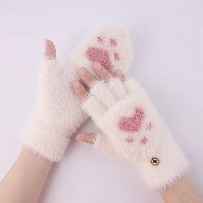 Cozy Touch Winter Cat Gloves