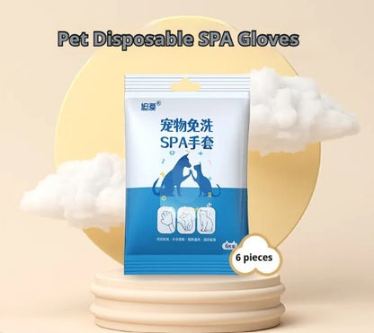 No-Rinse Pet Cleaning Gloves