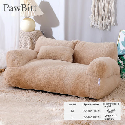 Luxury Plush Cat Bed