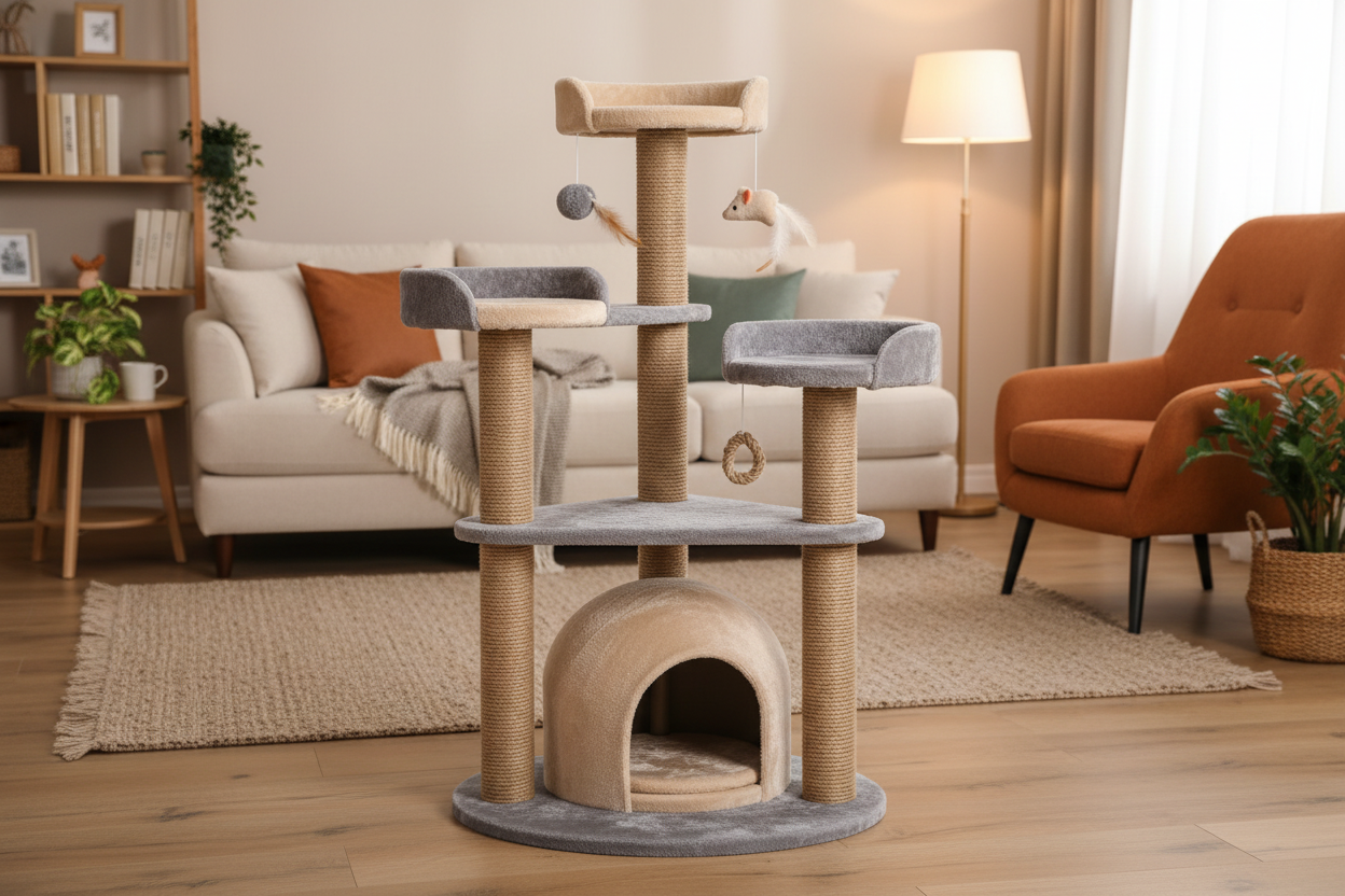 generame una imagen de el mejor producto para gatos