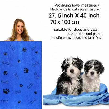 Ultra Soft Microfiber Pet Bath Towel