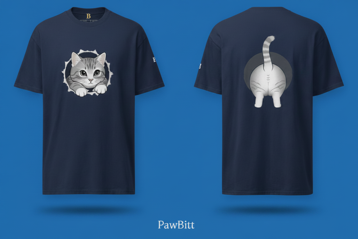Curious Kitty™ Shirt – Funny Cat Tee | 100% Cotton | Unisex