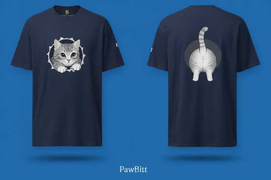 Curious Kitty™ Shirt – Funny Cat Tee | 100% Cotton | Unisex